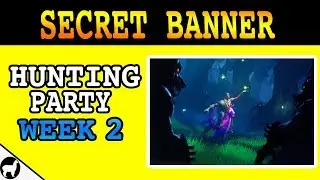 Fortnite Season 6 Week 2 Secret Banner Location | Hunting Party Challenge | Wailing Wolves