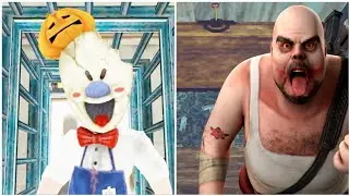 Ice Scream 5 Halloween Mod Vs Mr Meat 2 Treasure Hunt Mod