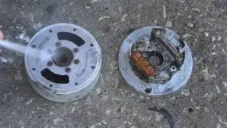 Vintage 1968 Honda Z50 Mini Trail Monkey Stator and Flywheel Refurbishment (Basic Video)