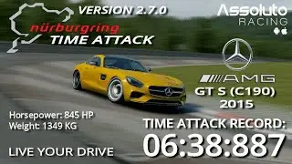 Assoluto Racing 2.7.0 | N&uuml;rburgring Time Attack [6:38:887] Mercedes-Benz AMG GTS (C190) (Gameplay)
