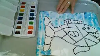 At Home Art Lesson-Paul Klee- Fish