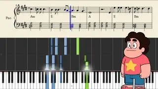 Steven Universe - Still Not Giving Up - Piano Tutorial + SHEETS:  