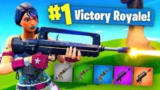 BURST RIFLE ONLY CHALLENGE in Fortnite Battle Royale