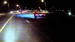 GTO almost hitting a bike