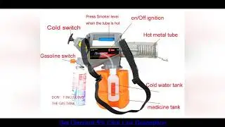 Top 2L Mini Thermal Hot Portable Dry Fogger Fogging Machine Fumigation Sprayer Mosquito Moths Filie