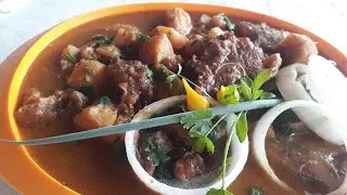 Como fazer carne com banana Verde comida cuiabana.