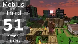 Mobius The Third - Stone - 51 - Windows And Roof - Minecraft Refugee To Regent Challenge