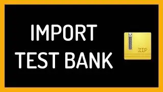 Importing Publisher Test Banks into Blackboard