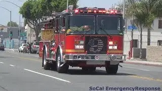 LACoFD Engine 9, Squad 16 & CARE Responding