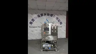 250LPH solar powered seawater desalination machine for boat | water desalinator for boat