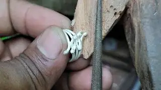 Twisted silver ring making ! How to make twisted silver ring 