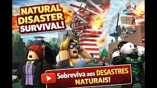 SOBREVIVI ao CAOS no ROBLOX! Tornado, Meteoro e Tsunami no mapa! #RobloxDesastres #GameplayViral