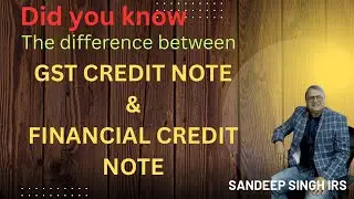 GST Credit Note vs Financial Credit Note | Key Differences Explained!#gst#taxwiseinsights 