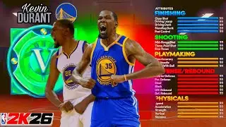+12 очков за прокачку Кевина Дюранта + 99 подборов 😳 Лучший форвард!!! #nba2k26