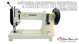Máquina de Costura Industrial e Remendo de Big Bag SSGB-6800