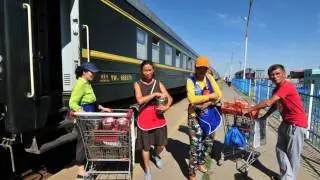 Trans Siberian Railway Train K3 Ride  (China-Mongolia part)