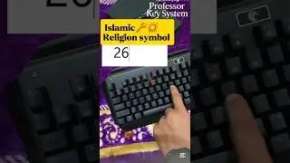 ☪️ Islamic Logo in MS Word using Shortcut Key 🌙✨#word #keyboard #typing #tricks