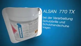 Verarbeitung ALSAN 770 TX HD 720