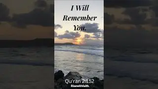 So remember Him&hellip; He will never forget you.