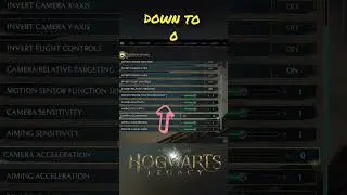 Optimize Your Controller Camera Settings in Hogwarts Legacy #hogwartslegacy #ps5