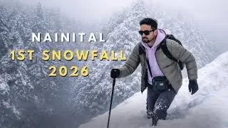Nainital Snowfall 2026 ❄️ | China Peak Trek in Snow 🗻 | Full Vlog