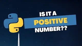 How To Check If A Number Is Positive In Python
