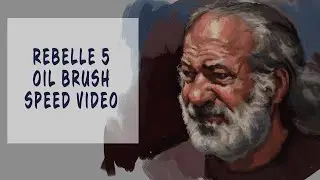Digital Oil Sketch In Rebelle 5 Speed Video