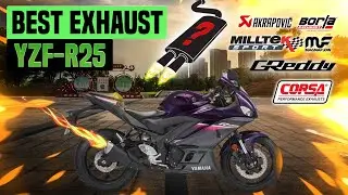 Yamaha YZF-R25 Exhaust Sound🔥Akrapovic,LeoVince,Mivv,SC Project,Scorpion,TBR,Yoshimura,Tiger,Toce