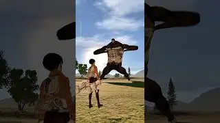Jus know: Levi vs Beast 🤣🔥 #anime #attackontitan #doublestomp
