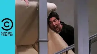 Pivot! Pivot! Pivot! - Ross Tries To Move The Sofa | Friends