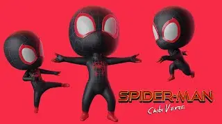 Chibi Spiderman character (showreel)