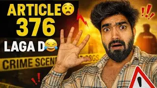 Article 376 Laga Di 😂 | Aaj Pata Chala Ghar Mein Kya Hota Hai | Funny Vlog