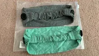 Adult Scrunch Button Headband, easier on the ears!