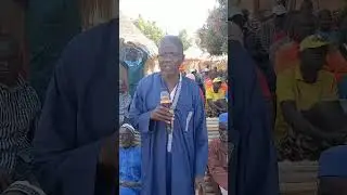 Kany Moussa Demb&eacute;l&eacute;  repr&eacute;sente de chef de village de Mayoko la f&ecirc;te de coupe communal de Niambia 