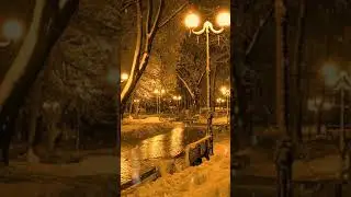 Snow and calm piano music 02 #snow #calm #relaxing #asmr #shorts #youtubeshorts