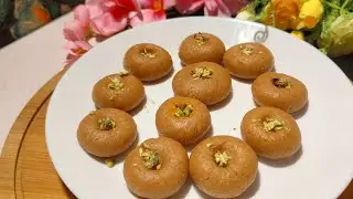 Melt-in-Mouth Biscuit Peda / Biscuit Peda in Minutes / Milk Peda / Easy Sweet Recipes 😋