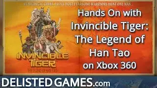 Invincible Tiger: The Legend of Han Tao - Xbox 360 (Delisted Games Hands On)
