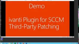 How to setup ivanti Plugin for SCCM Third Party Patching