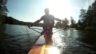 Carl Douglas Racing Shells on Luebeck waters