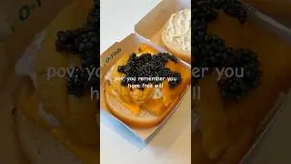 Introducing The McFancy 😋 (Filet O Fish w/ Sea Urchin Roe & Caviar) #food