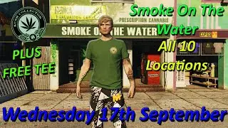 Smoke On The Water Daily Collectible, All 10 Locations - Wednesday 17th September - GTA Online
