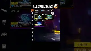 Free fire all skill skins unlock 🤯: Winterland event 2023 ❄⛄ free fire new event 🎁