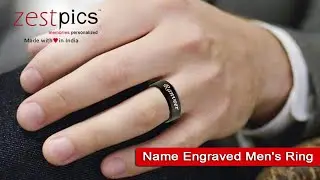 Engraved Rings | Custom Name Rings | Personalized Rings | Zestpics