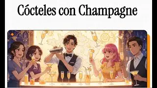 C&oacute;cteles con Champagne: Historia, T&eacute;cnica y Maridajes