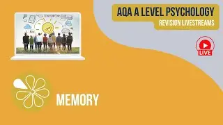 AQA A Level Psychology  | Live Revision | Memory