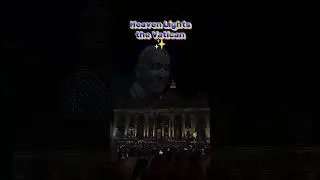 Drones Light Up St. Peter&rsquo;s Basilica | A Heavenly Spectacle of Faith ✨