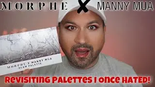 Revisiting Eyeshadow Palettes I HATED! / MORPHE X MANNY MUA GLAM PALETTE / EASY EYESHADOW TUTORIAL