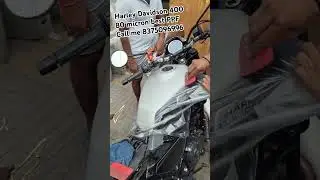 Harley Davidson 400 best PPF 80 micron lamination delhi Karol bagh#bike # lamination
