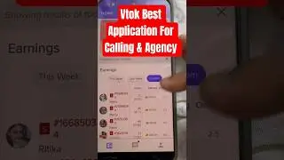 Best Application For Calling Vtok🤑Live Proof💯 #vtok #bestapps #earnmoneyonline #calling