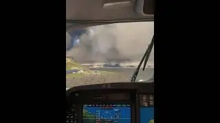 Beechcraft King Air 350 landing at world famous Saba airport in the Dutch Caribbean Islands